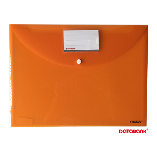 Databank button file A4+ orange