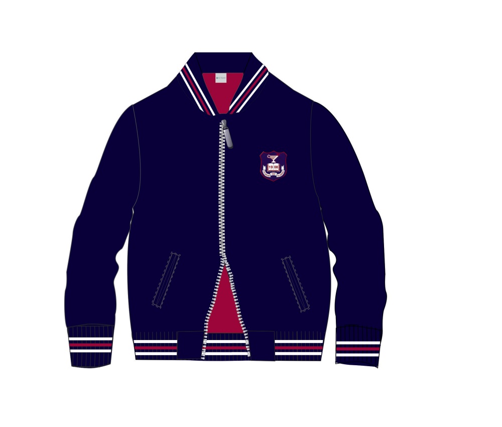 Zip up reversible footer