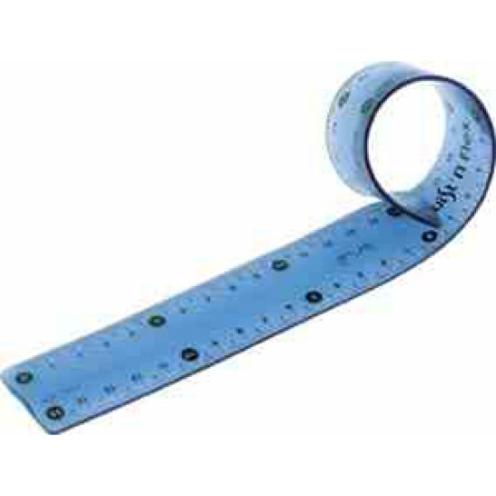 Brunner ruler 15 cm flexi - assorted colors
