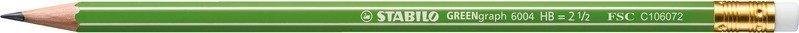 Stabilo greengraph rubber pencil - HB