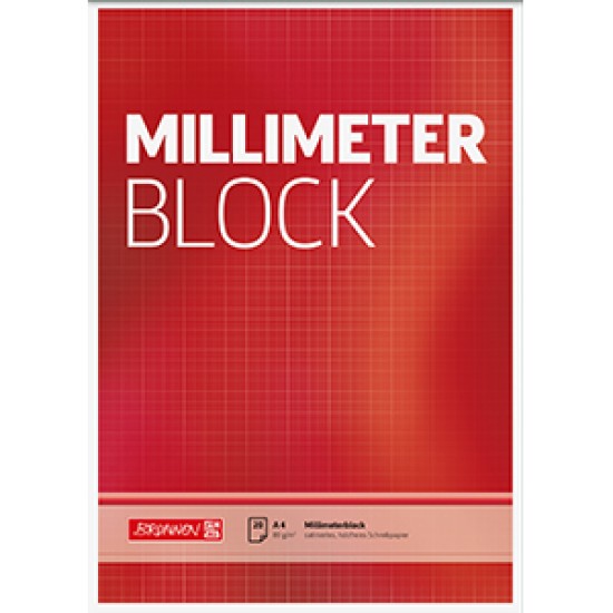 Graph pad - millimetre block 20 sheets
